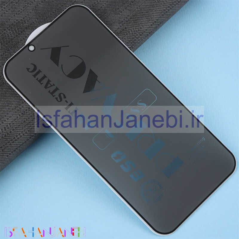 اصفهان جانبی-گلس پرایوسی آنتی استاتیک آیفون iPhone 13 / 13 Pro