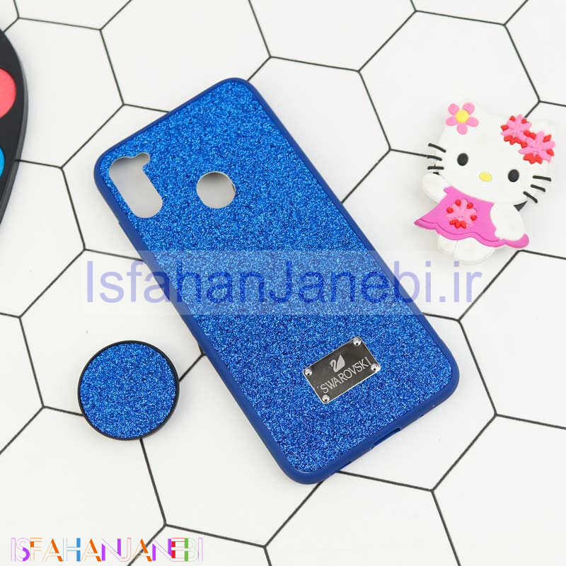 اصفهان جانبی-قاب شاینی Swarovski + پاپ سوکت Samsung Galaxy A11