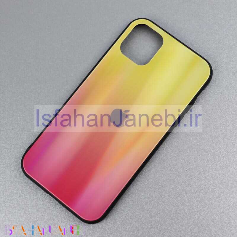 اصفهان جانبی-قاب لیزری پشت گلسی iPhone 11 کد5 سری B
