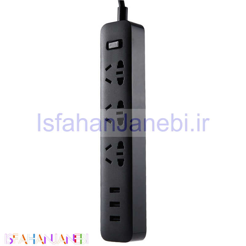 اصفهان جانبی-محافظ برق 3 خانه شیائومی Xiaomi XMCXB01QM + پورت شارژر