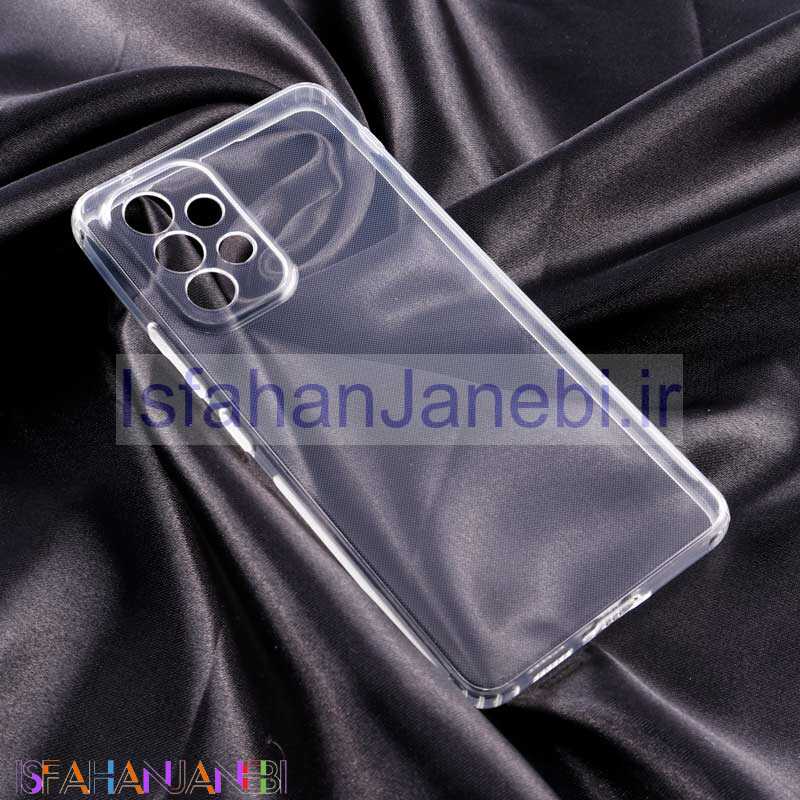 اصفهان جانبی-قاب ژله ای ساده بی رنگ محافظ لنزدار Samsung Galaxy A53 5G