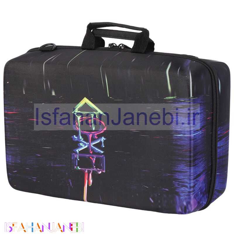 اصفهان جانبی-کیف کنسول بازی PS5 Slim طرح دکمه دسته بازی کد 8