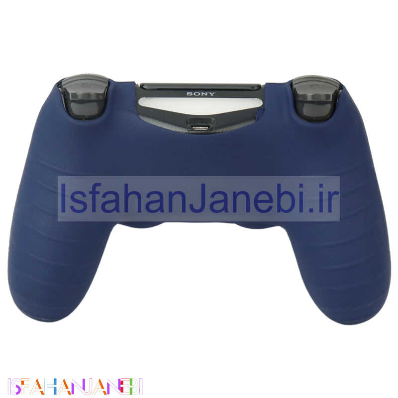 اصفهان جانبی-روکش دسته بازی PS4 طرح Barcelona زمینه سرمه ای + روکش آنالوگ هدیه