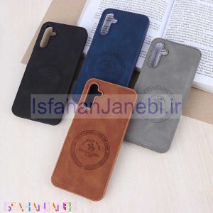 اصفهان جانبی-قاب چرمی Polo & Racquet Club سامسونگ Galaxy A14 4G / A14 5G طرح مگ سیف