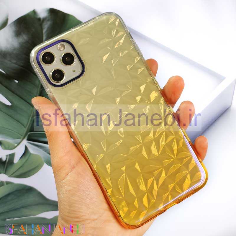 اصفهان جانبی-قاب یخی سه بعدی iPhone 11 Pro Max زرد