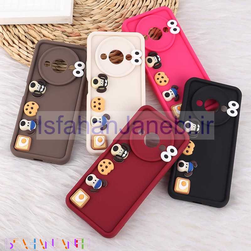 اصفهان جانبی-قاب سولید شیائومی Redmi A3 / A3X عروسک برجسته محافظ لنزدار