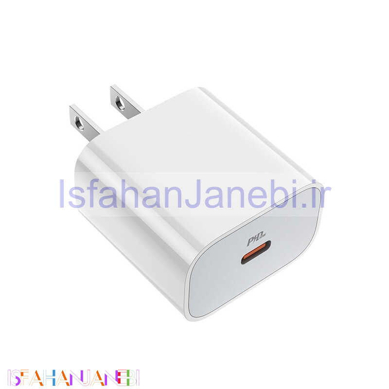 اصفهان جانبی-کلگی فست شارژ Hoco C76 PD QC3 18W (گارانتی 12 ماهه)