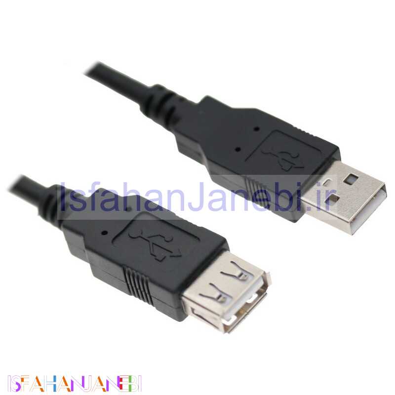 اصفهان جانبی-کابل افزایش طول USB K-net 3m