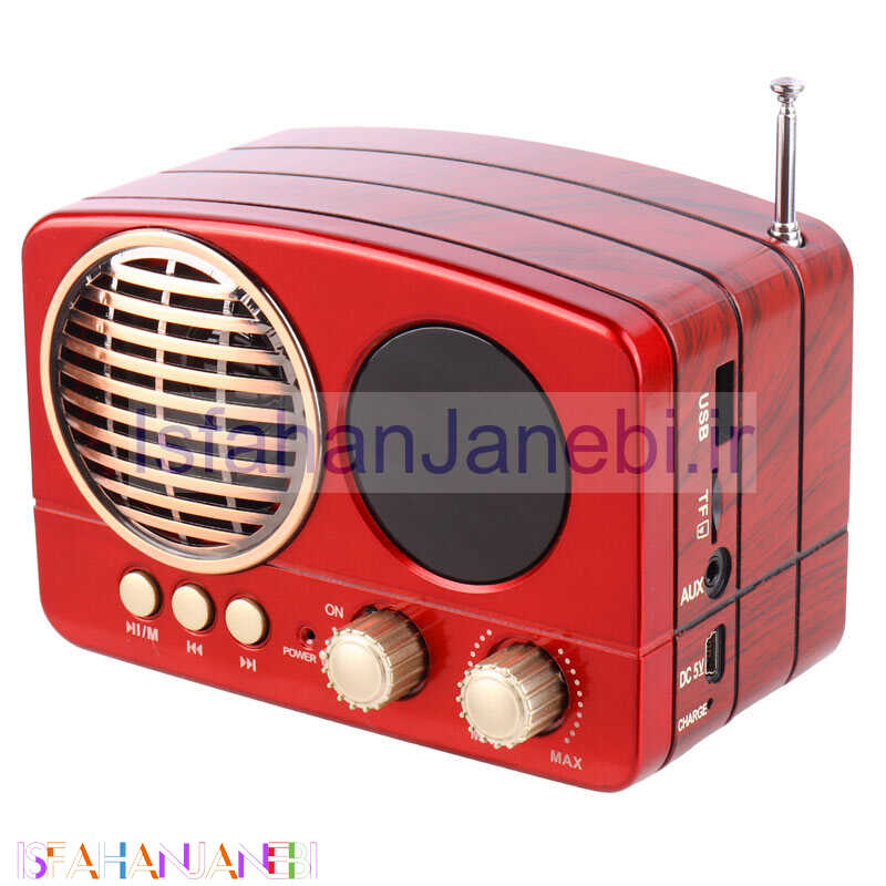 اصفهان جانبی-رادیو اسپیکر بلوتوثی رم و فلش خور Meier M-163BT