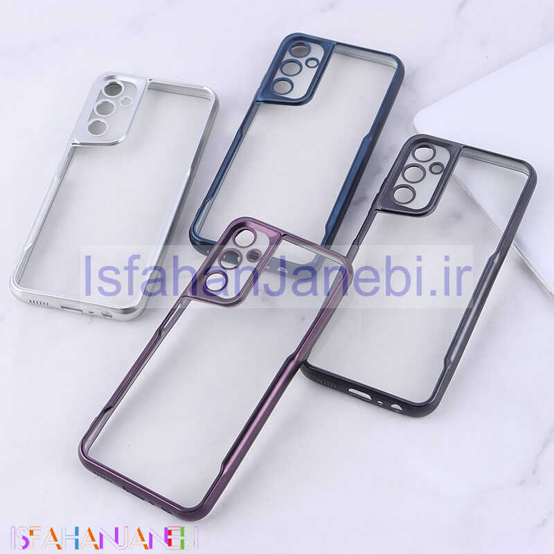 اصفهان جانبی-قاب ژله ای شفاف سامسونگ Galaxy A05s طرح تیتانیوم محافظ لنزدار