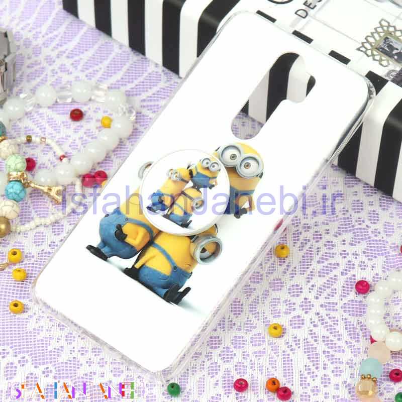 اصفهان جانبی-قاب سوپر IMD دور شفاف پاپ سوکت دار Xiaomi Redmi Note 8 Pro مینیون