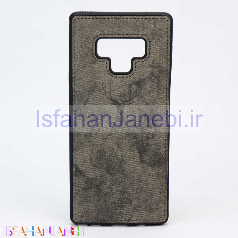 اصفهان جانبی-قاب چرمی طرح گوزن Samsung Note 9 خاکستری