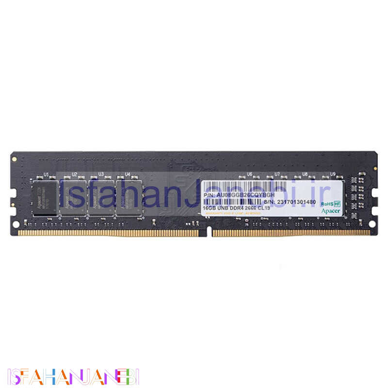 اصفهان جانبی-رم کامپیوتر اپیسر DDR4 16GB Single 2666Mhz CL19
