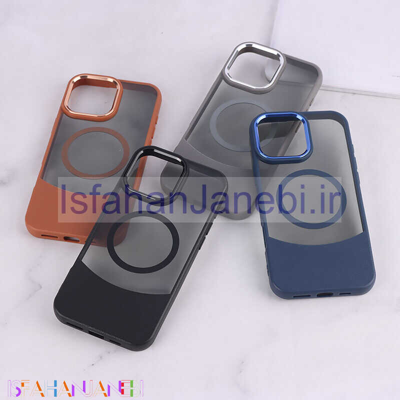 اصفهان جانبی-قاب PC مگ سیف آیفون iPhone 16 Pro Max دو تکه