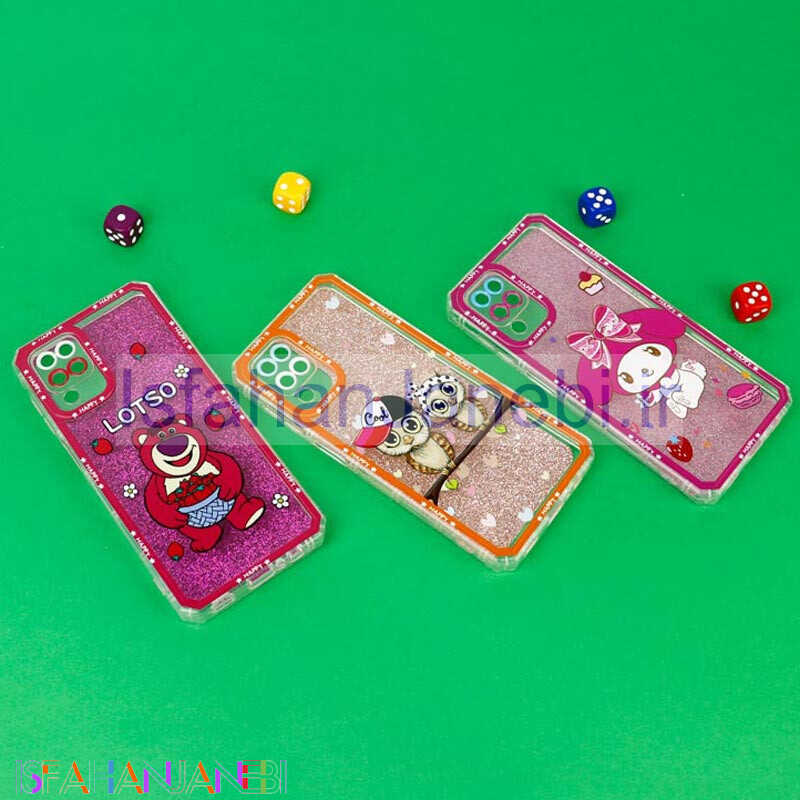 اصفهان جانبی-قاب عروسکی Pro Camera محافظ لنزدار اکلیلی Samsung Galaxy A12