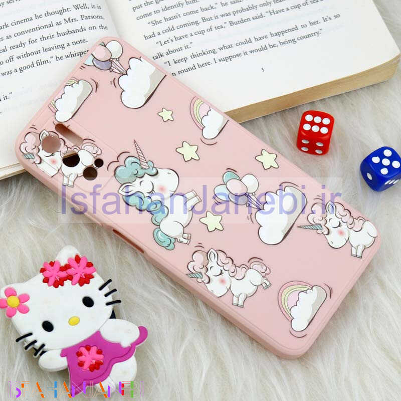 اصفهان جانبی-قاب سیلیکونی عروسکی محافظ لنزدار طرح یونیکورن 2 Xiaomi Poco M3 Pro