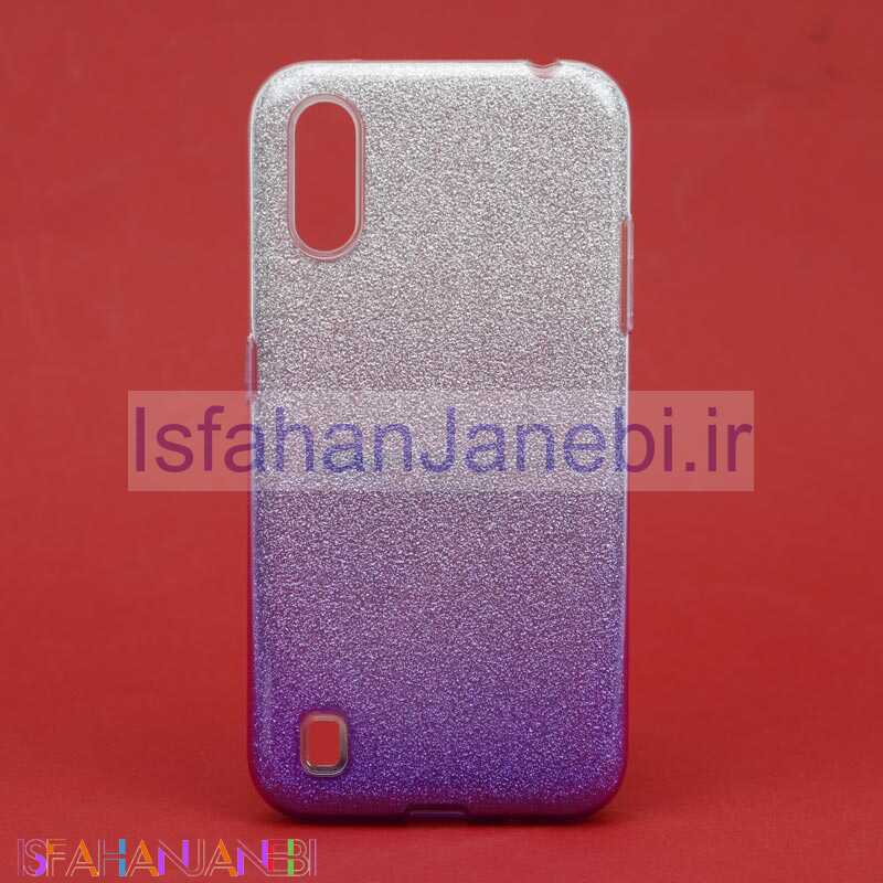 اصفهان جانبی-قاب اکلیلی Samsung A01 سفید بنفش