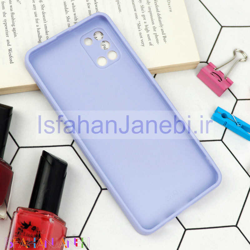 اصفهان جانبی-قاب محافظ لنزدار لیزری رنگین کمانی Samsung Galaxy A31
