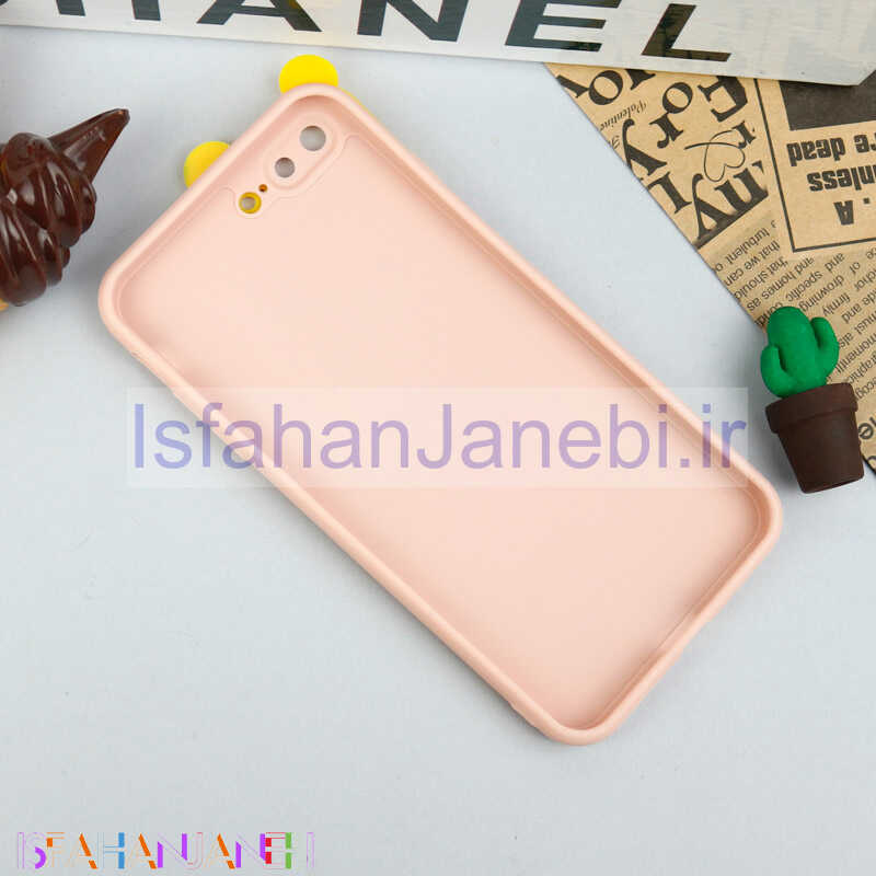 اصفهان جانبی-قاب سیلیکونی عروسکی محافظ لنزدار طرح Pooh آیفون iPhone 7 Plus / 8 Plus