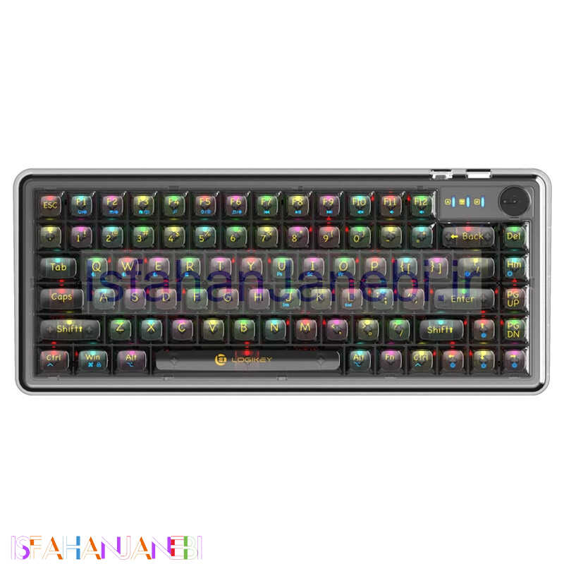 اصفهان جانبی-کیبورد بی سیم گیمینگ لاجی کی K450BB