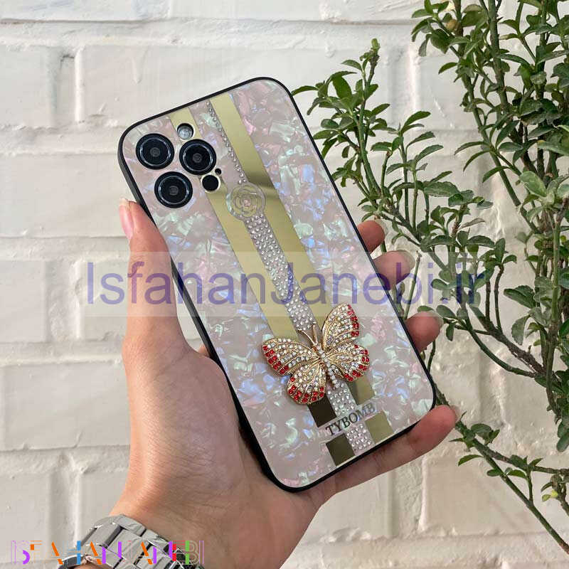 اصفهان جانبی-قاب طرح پروانه ای محافظ لنزدار iPhone 12 Pro Max