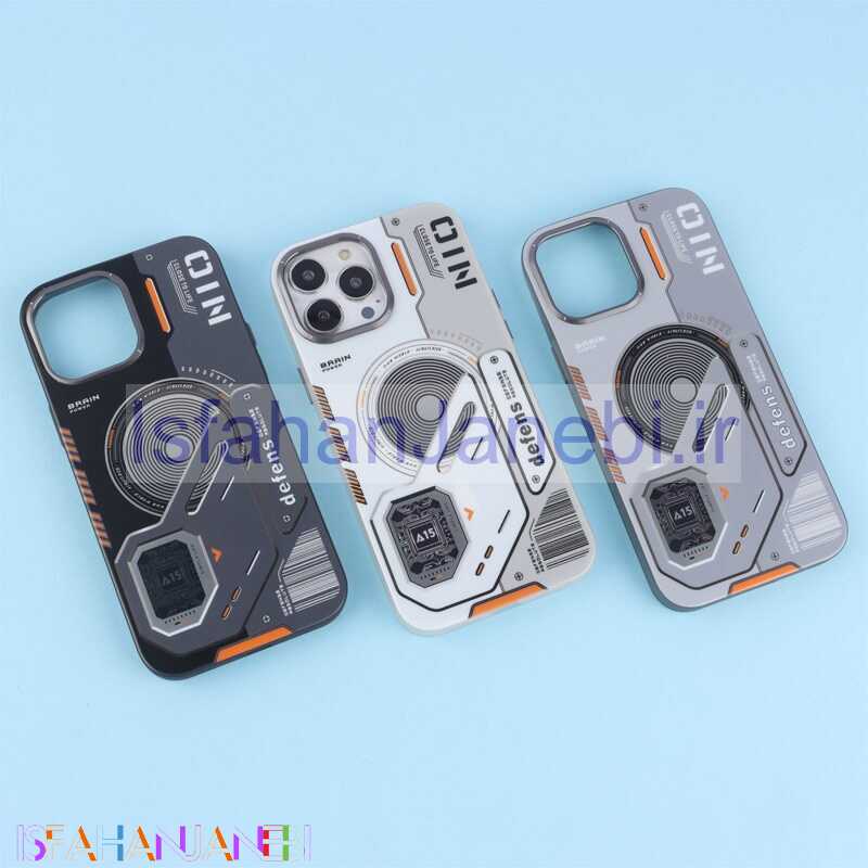 اصفهان جانبی-قاب ضد ضربه اورجینال Q.Series Defens مگ سیف دور رنگی iPhone 13 Pro Max