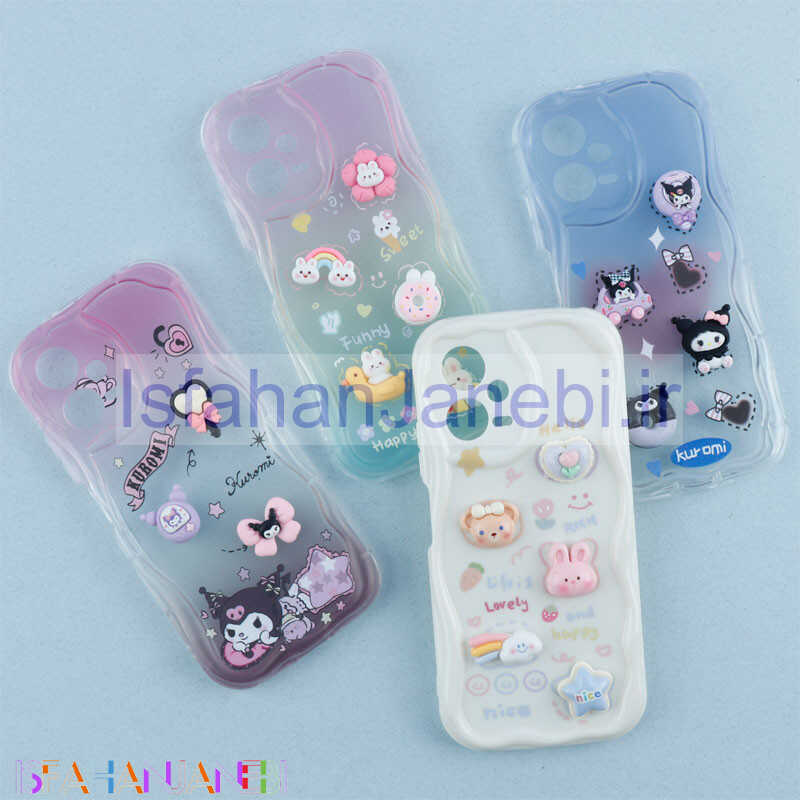 اصفهان جانبی-قاب رنگی عروسک برجسته محافظ لنزدار Xiaomi Poco X5