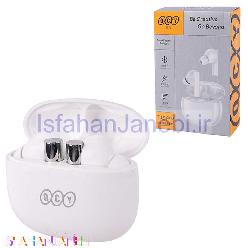 اصفهان جانبی-هندزفری بلوتوثی کیو سی وای T19 Pro High Copy