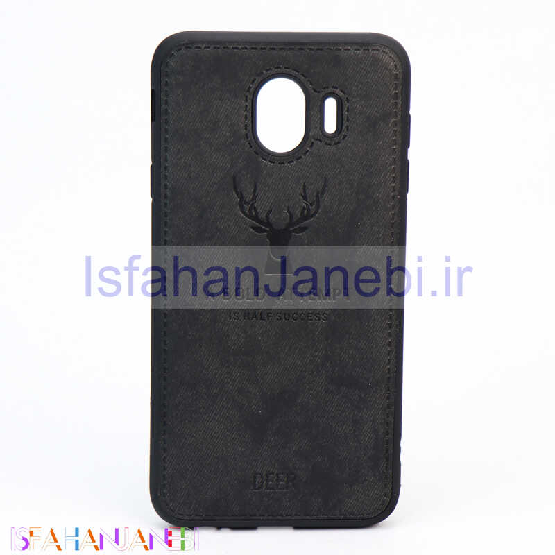 اصفهان جانبی-قاب چرمی طرح گوزن Samsung J4 مشکی