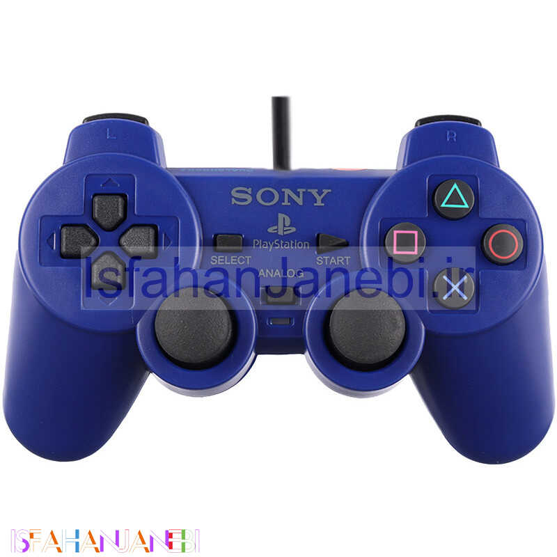 اصفهان جانبی-دسته بازی تک شوکدار Sony PS2 آبی
