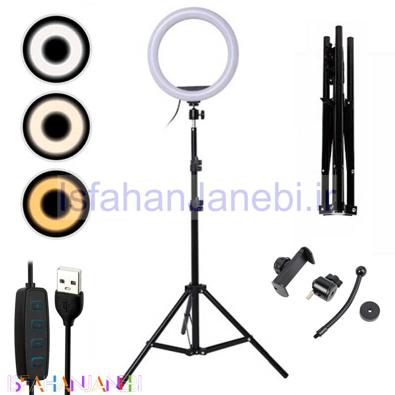 اصفهان جانبی-رینگ لایت پایه دار "Ring Fill Light ZMX-260 10