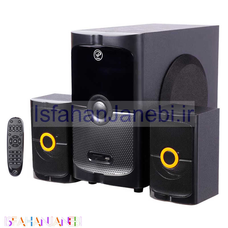 اصفهان جانبی-اسپیکر بلوتوثی رم و فلش خور XP XP-AC704E + ریموت کنترل