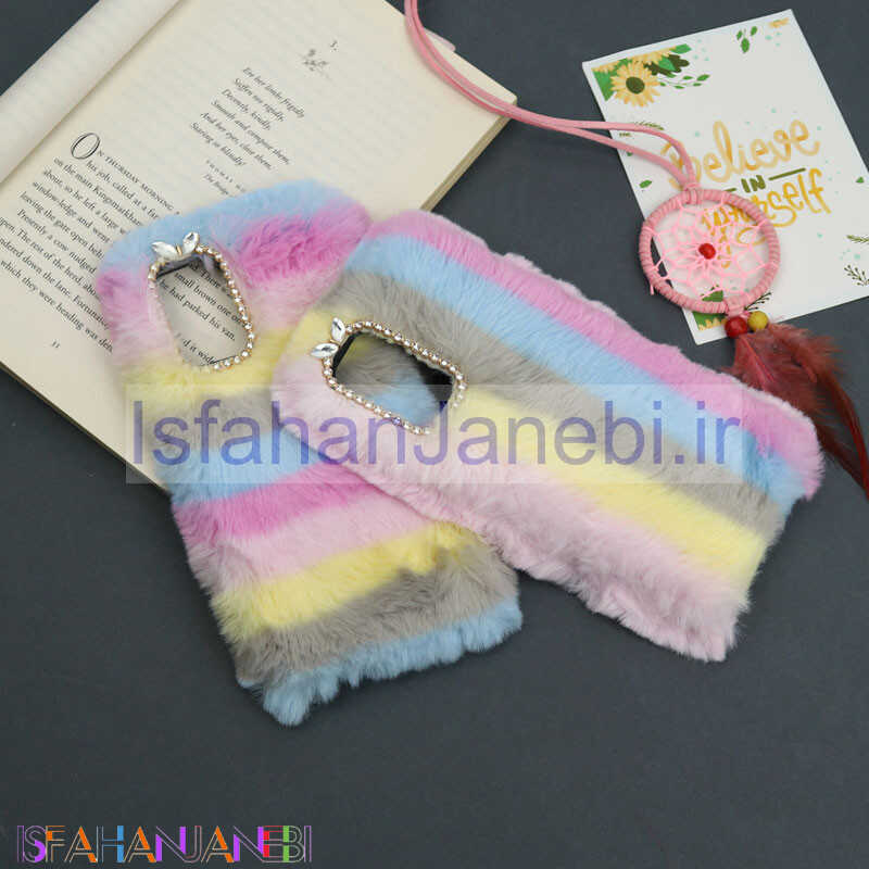 اصفهان جانبی-قاب پشمالو رنگین کمانی Xiaomi Redmi Note 10