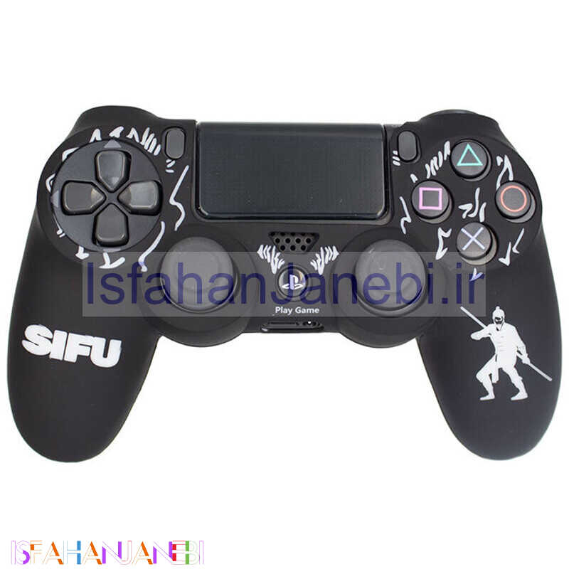 اصفهان جانبی-روکش دسته بازی PS4 طرح سی فو مشکی سفید