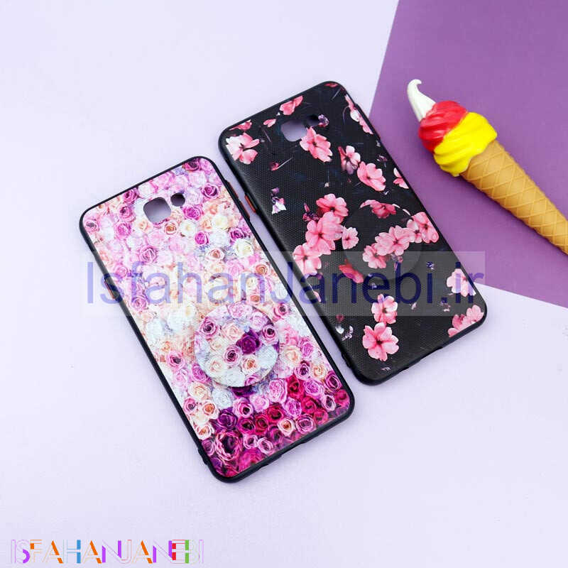 اصفهان جانبی-قاب فانتزی طرحدار دخترانه محافظ لنزدار + پاپ سوکت Samsung Galaxy J7 Prime سری R