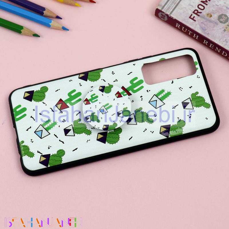 اصفهان جانبی-قاب فانتزی برجسته + پاپ سوکت طرح کاکتوس هواوی Y7a سری D