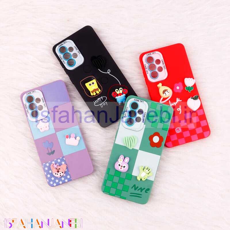 اصفهان جانبی-قاب عروسکی برجسته Pro Camera محافظ لنزدار Samsung Galaxy A52 / A52s