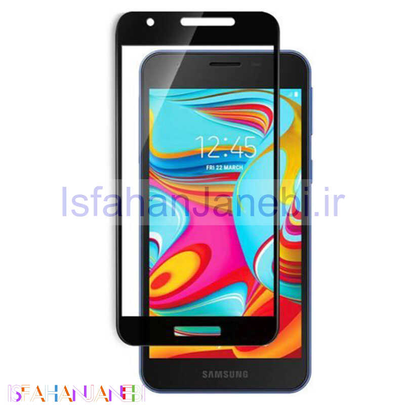 اصفهان جانبی-گلس تمام چسب Samsung A2 Core مشکی