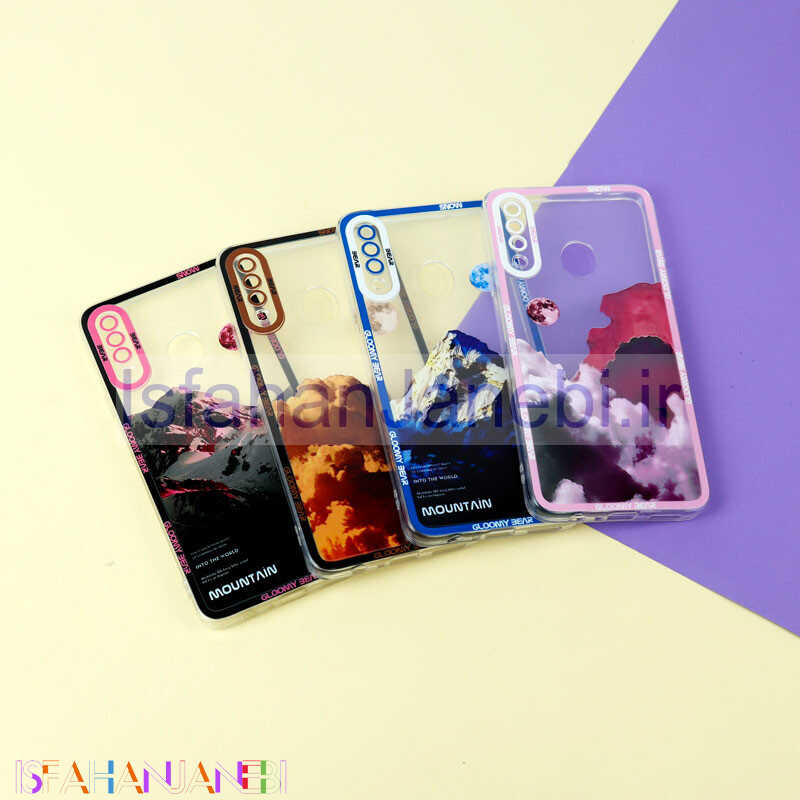 اصفهان جانبی-قاب ژله ای شفاف طرح کوهستان محافظ لنزدار Samsung Galaxy A20s