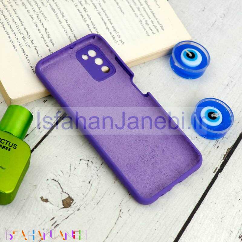 اصفهان جانبی-قاب سیلیکونی اصلی زیربسته سامسونگ Galaxy A03s / A02s محافظ لنزدار