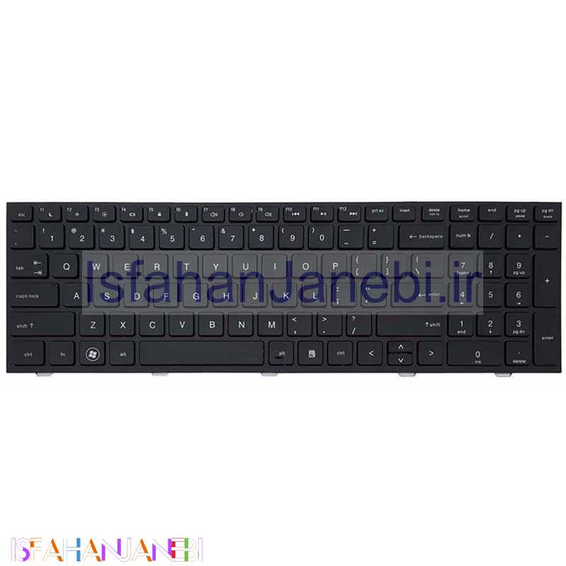 اصفهان جانبی-کیبورد لپ تاپ HP ProBook 4540 اینتر کوچک با فریم مشکی