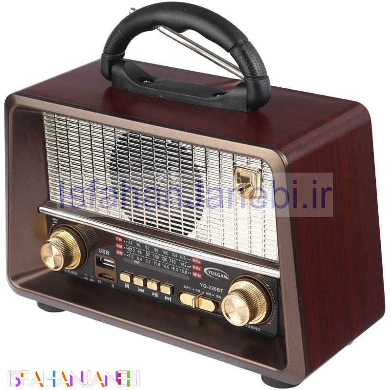 اصفهان جانبی-رادیو اسپیکر بلوتوثی رم و فلش خور Yuegan YG-226BT