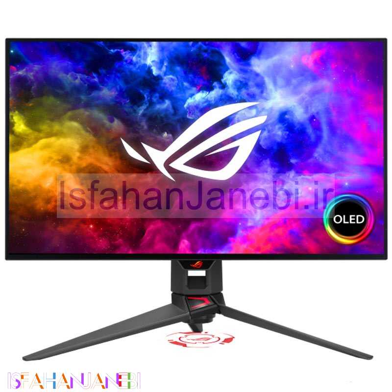 اصفهان جانبی-مانیتور گیمینگ ایسوس ROG Swift OLED PG27AQDM سایز 27 اینچ