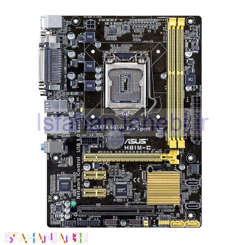 اصفهان جانبی-مادربرد ایسوس H81M-C DDR3