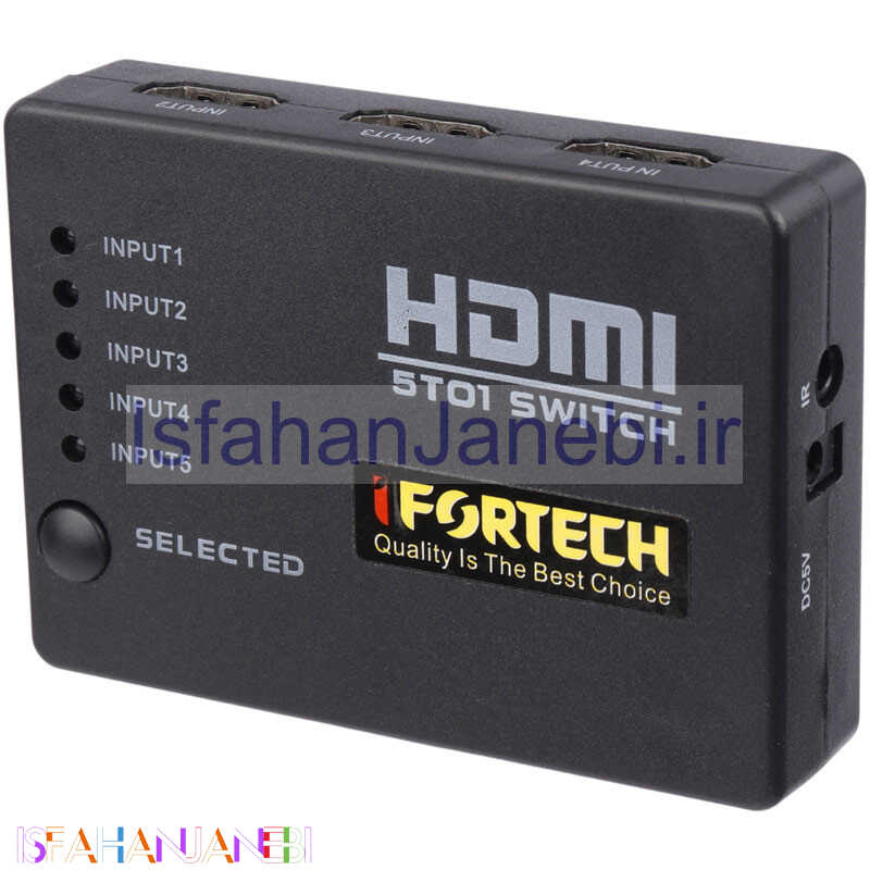 اصفهان جانبی-سوییچ Ifortech 1408AT 5Port HDMI