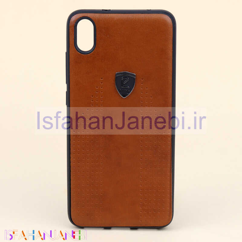 اصفهان جانبی-قاب چرمی PULOKA شیائومی Redmi 7A قهوه ای