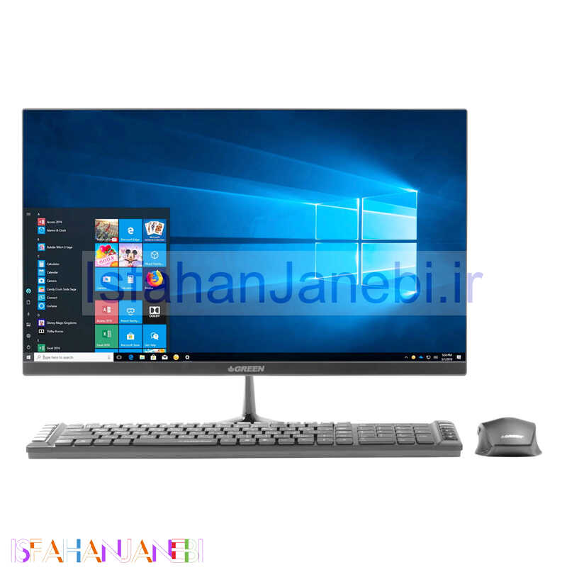 اصفهان جانبی-آل این وان Green GX22-P14 Pentium Gold (G5400) 4GB 1TB Intel 21.5" FHD