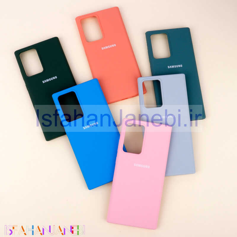 اصفهان جانبی-قاب سیلیکونی اصلی زیربسته سامسونگ Galaxy Note 20 Ultra