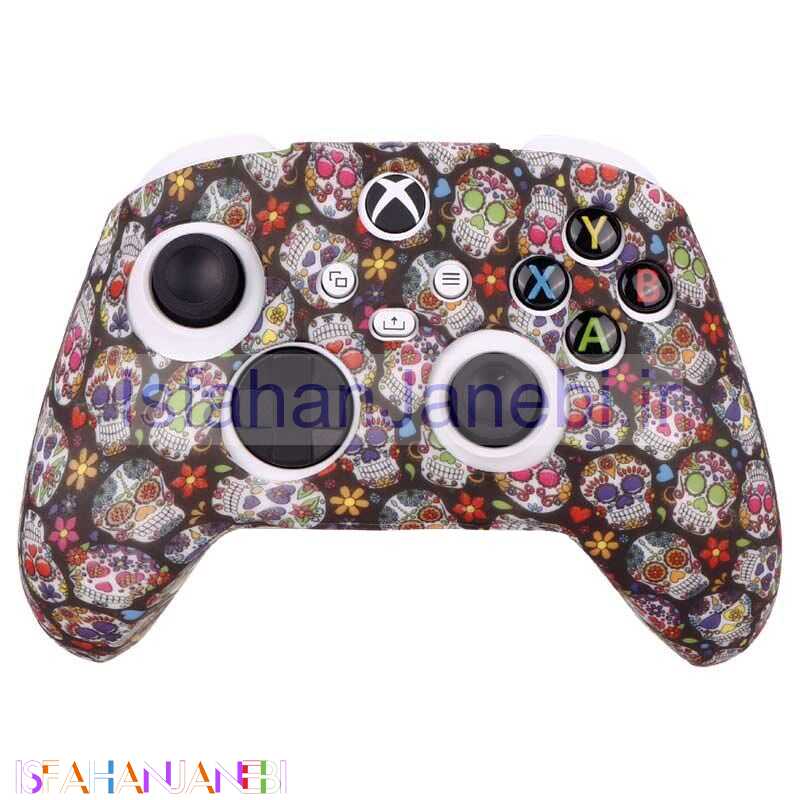 اصفهان جانبی-روکش دسته بازی Xbox X/S طرح اسکلت گلدار