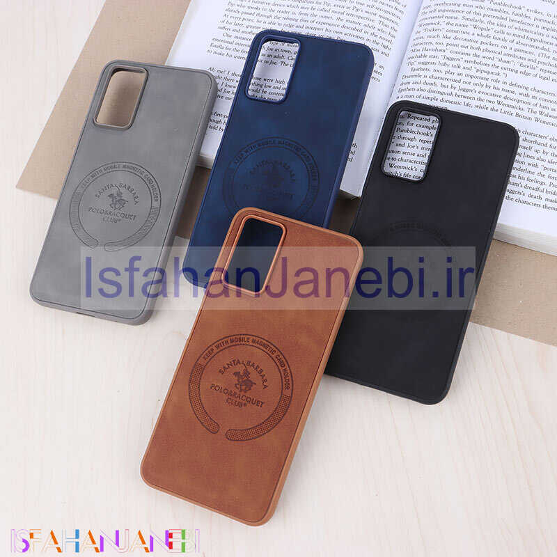 اصفهان جانبی-قاب چرمی Polo & Racquet Club شیائومی Redmi Note 12S طرح مگ سیف